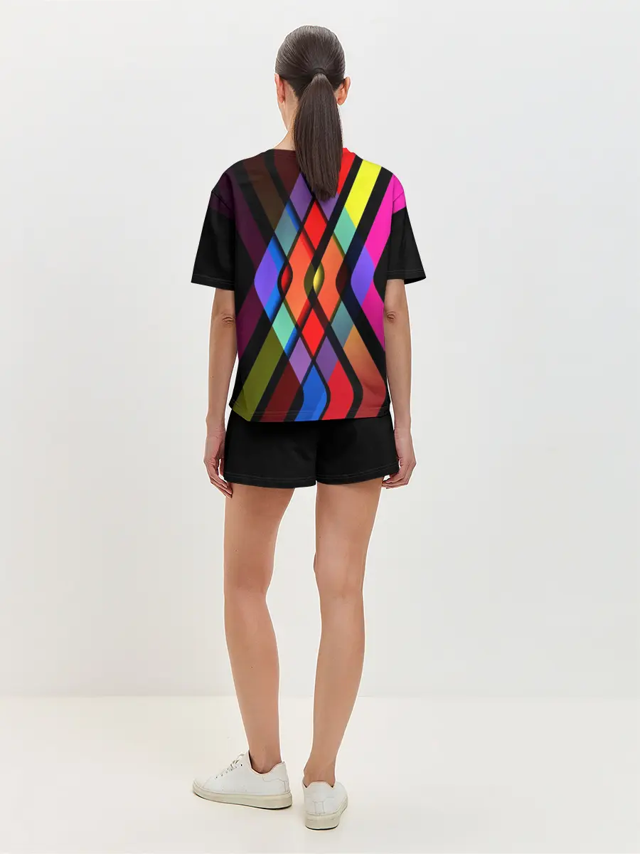 Женская пижама с шортами / Пересечение