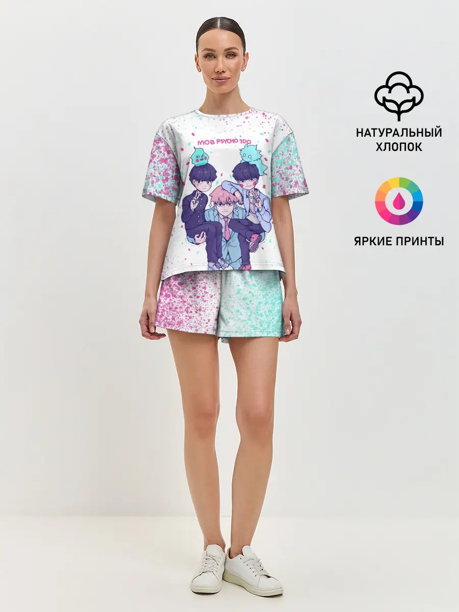 Женская пижама с шортами / Рейген | Кагеяма | Моб 100