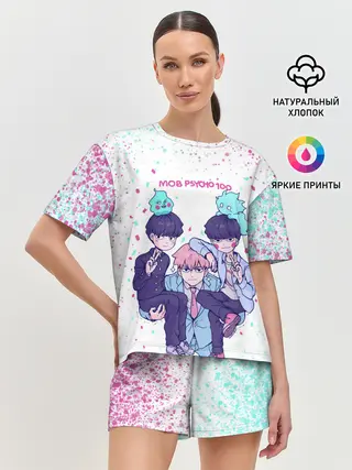 Женская пижама с шортами / Рейген | Кагеяма | Моб 100