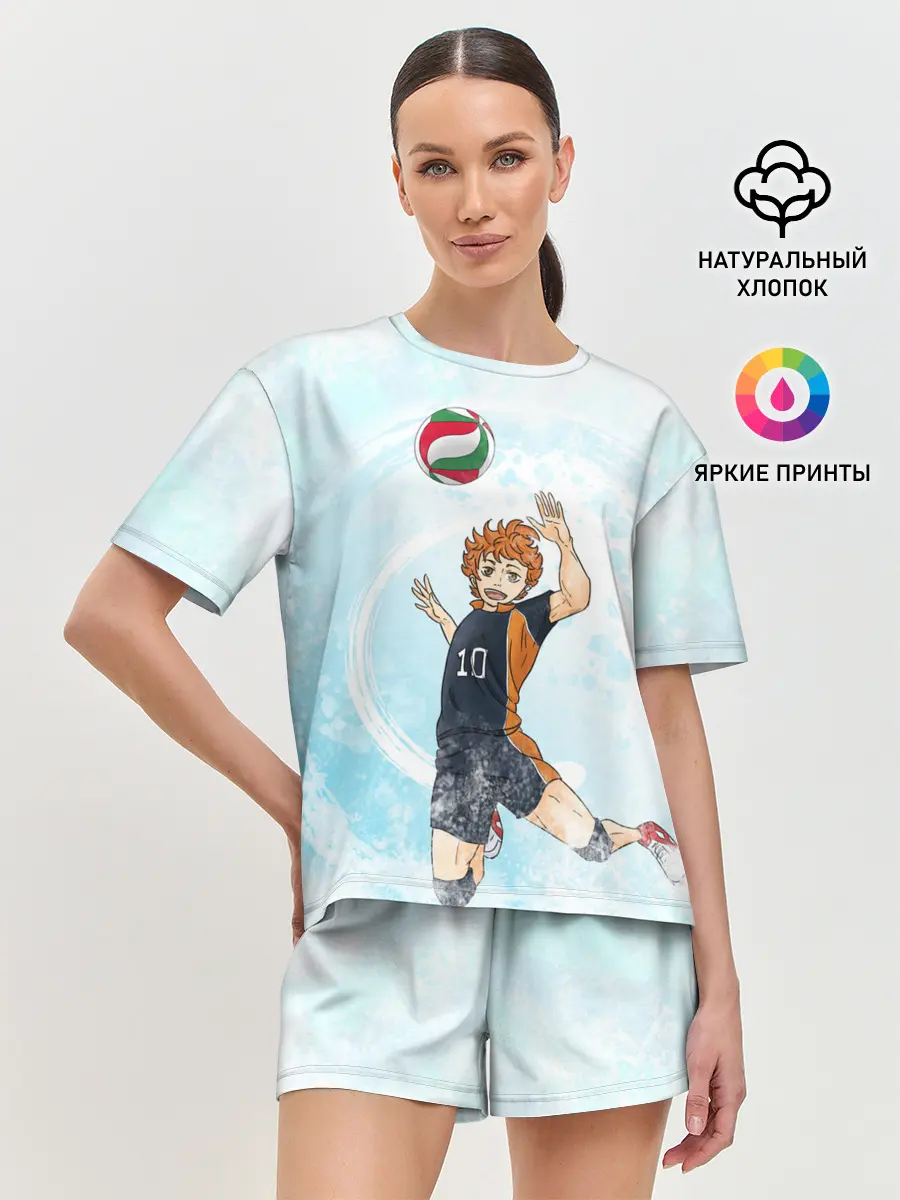 Женская пижама с шортами / Шоё Хината | Хайкю