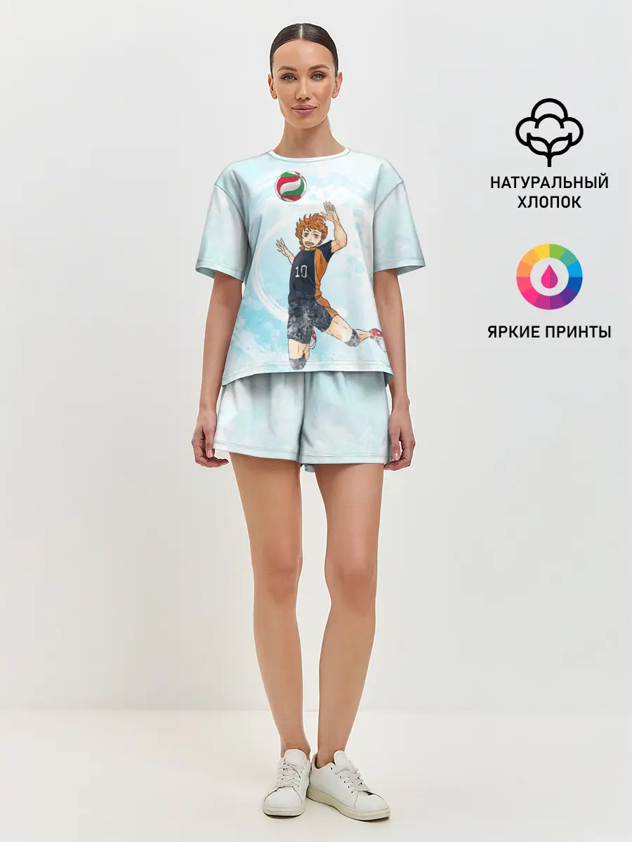 Женская пижама с шортами / Шоё Хината | Хайкю