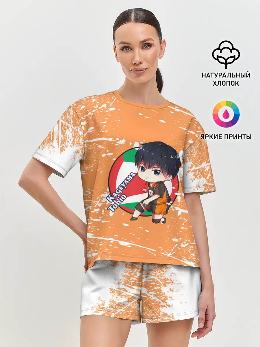 Женская пижама с шортами / Kageyama tobio | Haikyu