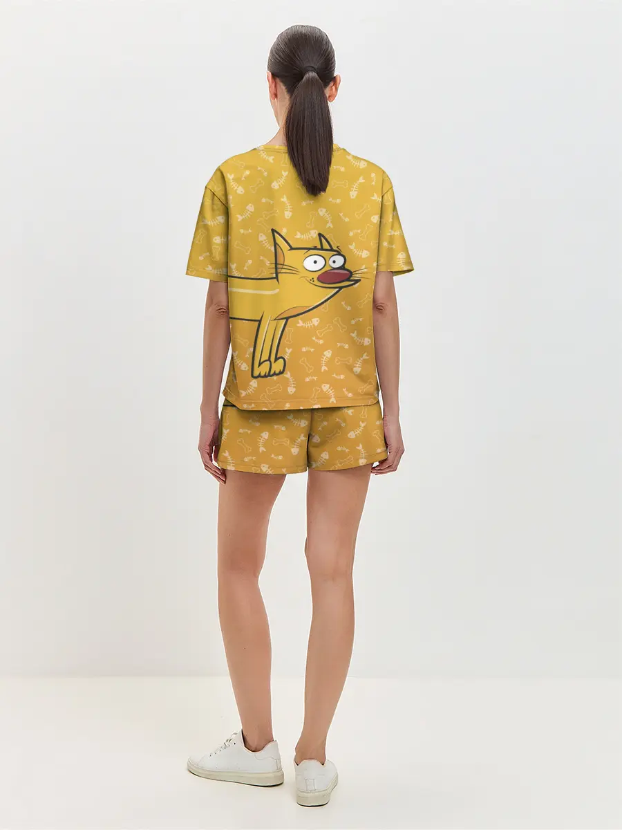 Женская пижама с шортами / КОТОПЕС | Пес спереди