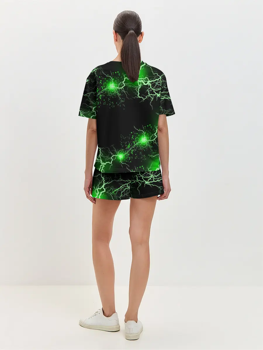 Женская пижама с шортами / S.T.A.L.K.E.R. NEON МОЛНИЯ