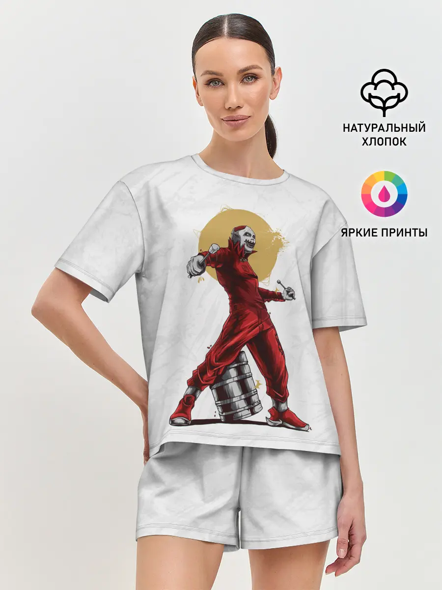Женская пижама с шортами / JOES JORDISON | SLIPKNOT | СЛИПКНОТ