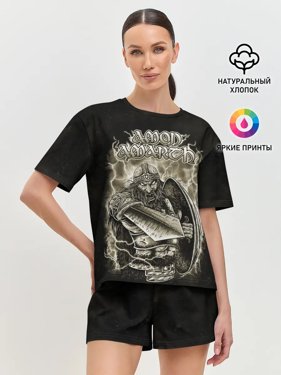 Женская пижама с шортами / Amon Amarth