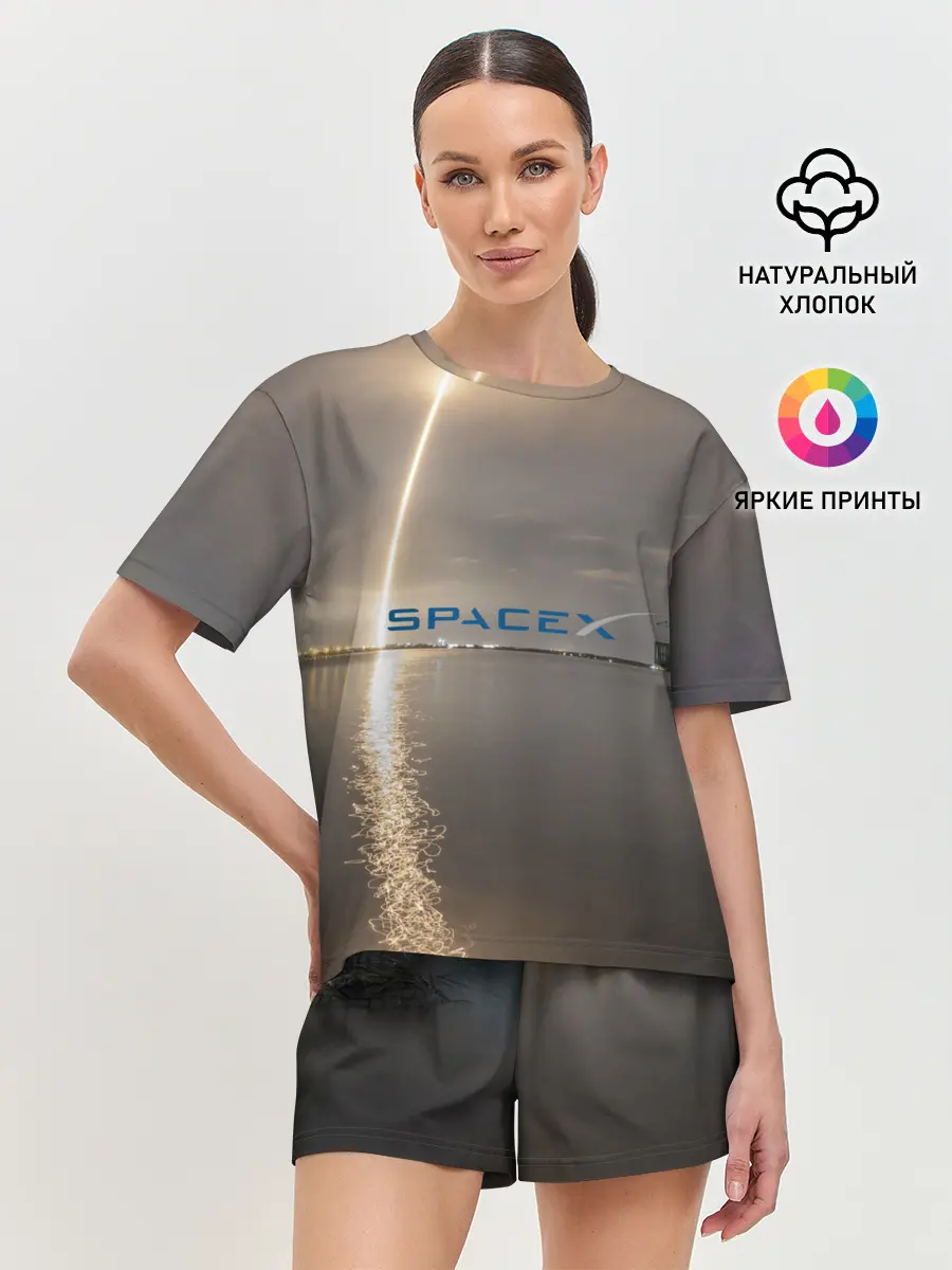 Женская пижама с шортами / SpaceX Dragon 2