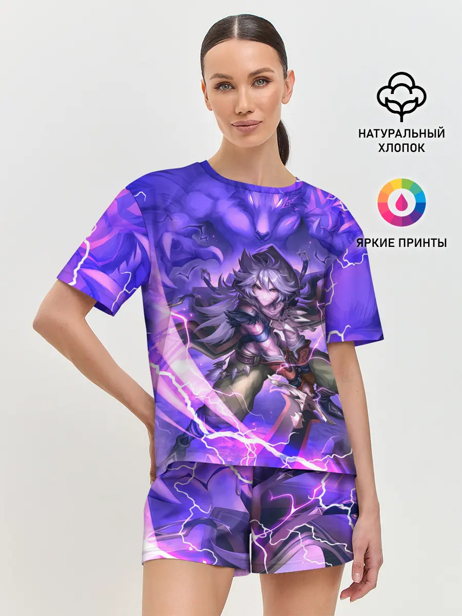 Женская пижама с шортами / Рэйзор | Genshin Impact | Геншин Импакт