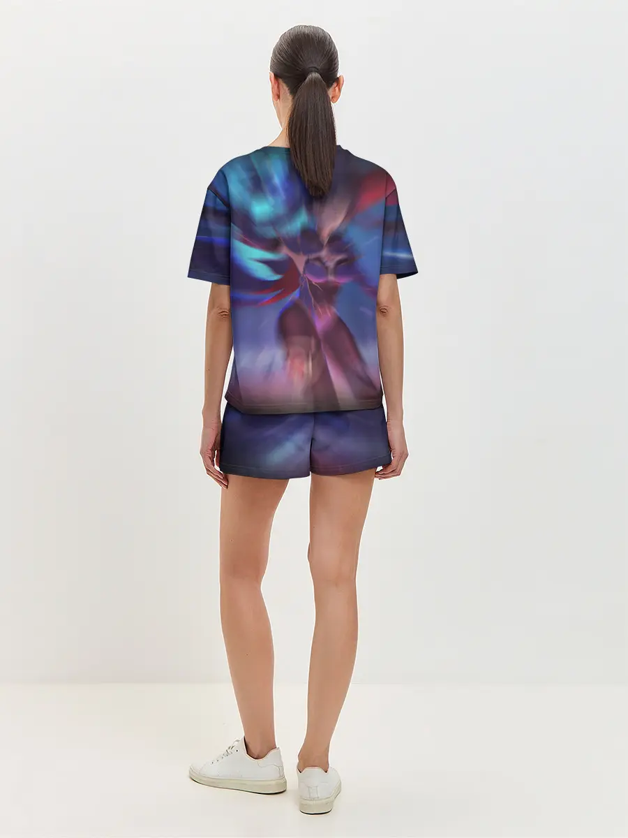 Женская пижама с шортами / Mona | Genshin Impact | Геншин Импакт