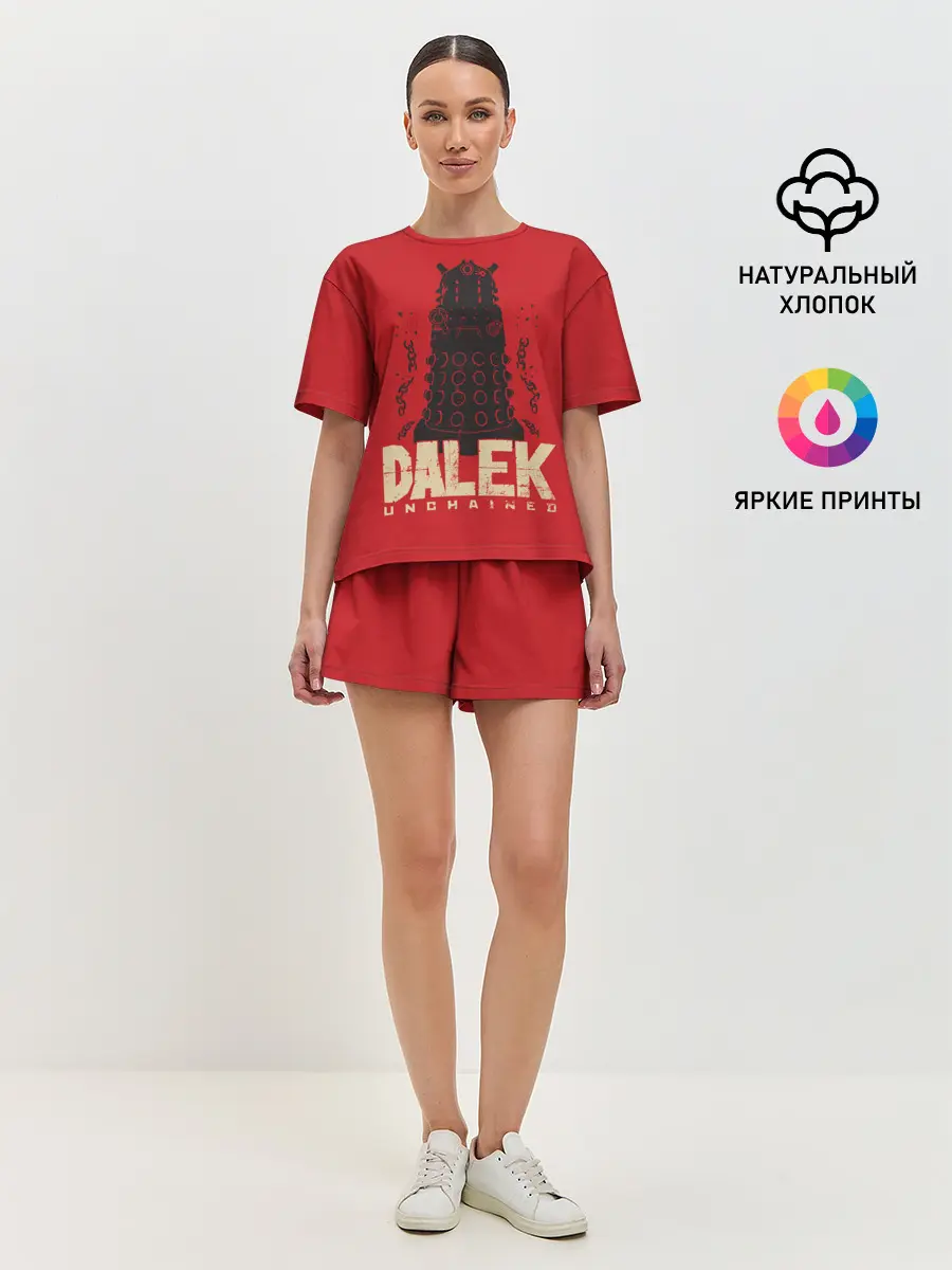 Женская пижама с шортами / Dalek