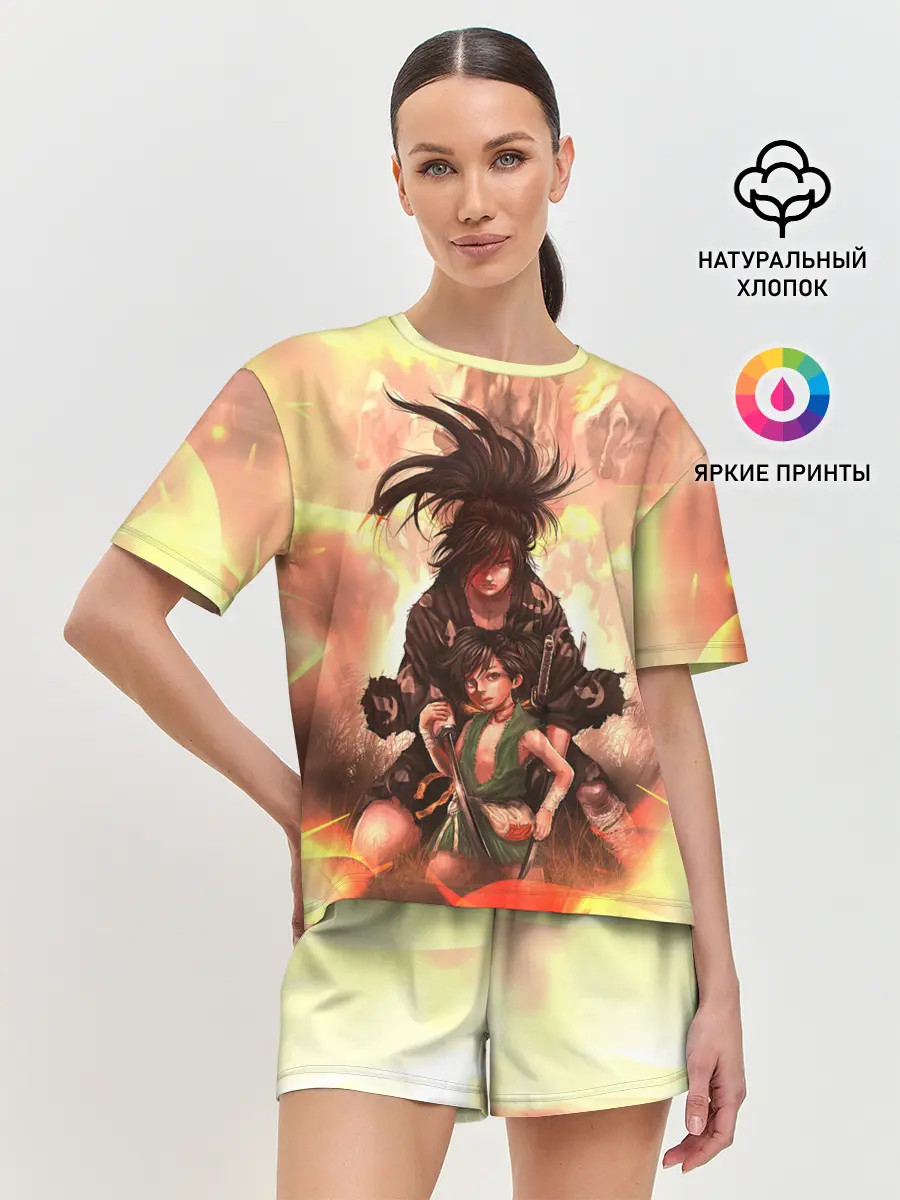 Женская пижама с шортами / Хяккимару | Такебо | Дороро