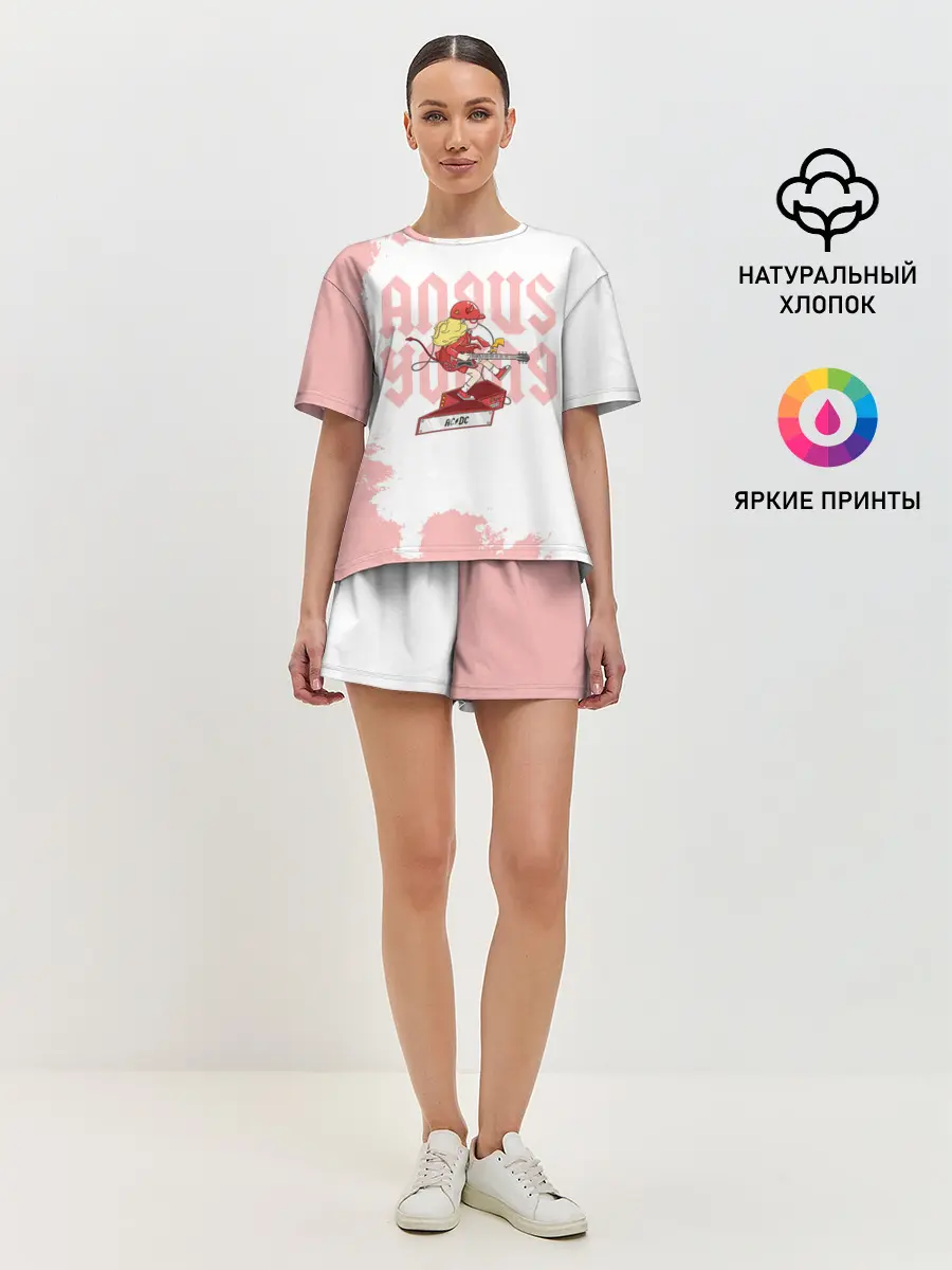 Женская пижама с шортами / Angus Young AC/DC