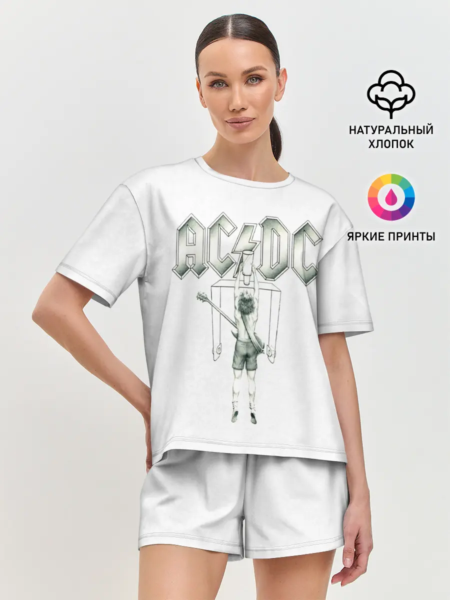 Женская пижама с шортами / Flick of the Switch AC/DC
