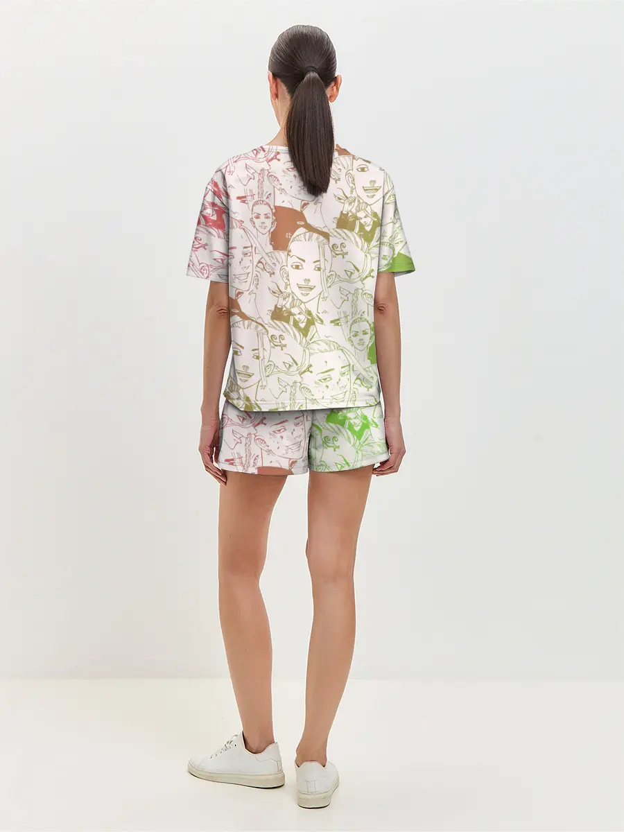 Женская пижама с шортами / ДОРАКЕН Токийские Мстители