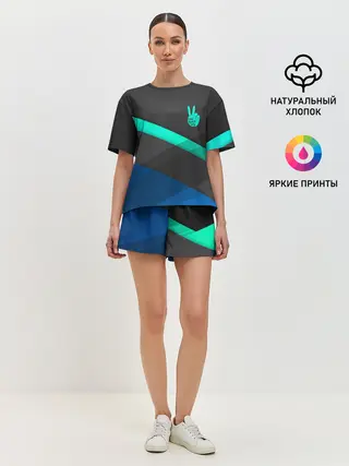 Женская пижама с шортами / PEACE | ПИС | МИР