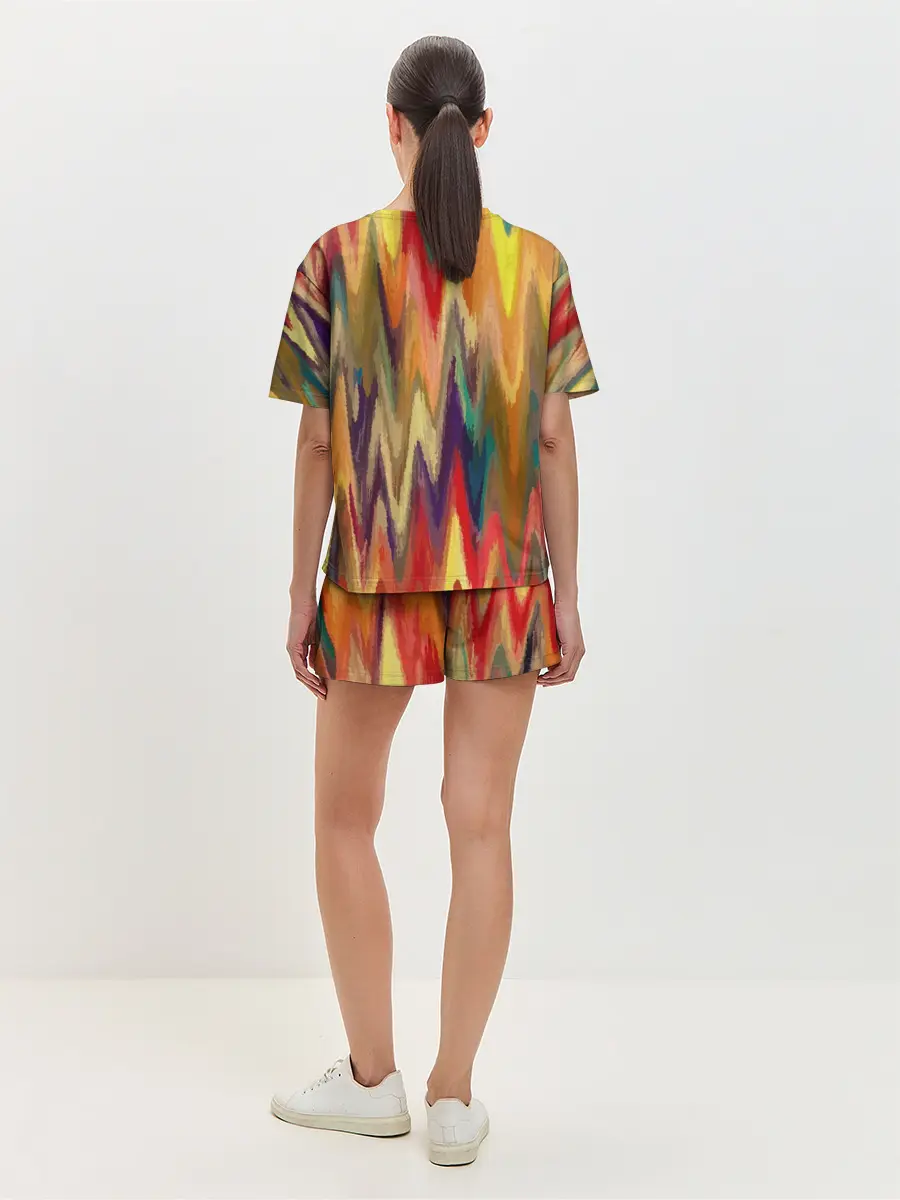 Женская пижама с шортами / Секрет иката