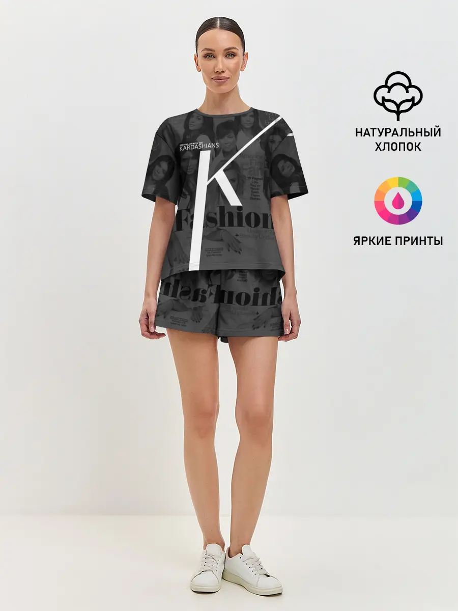 Женская пижама с шортами / Семейство Кардашьян