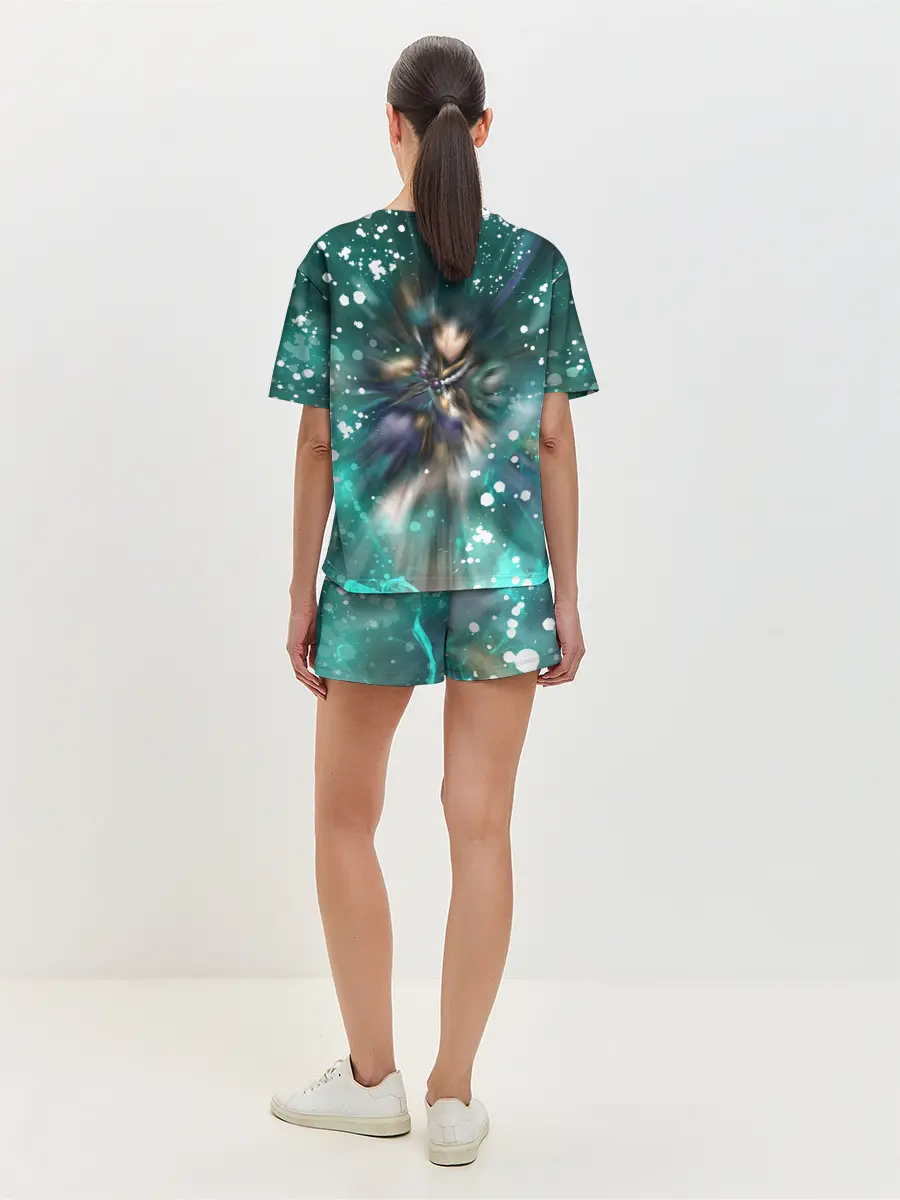 Женская пижама с шортами / Сяо | Геншин Импакт