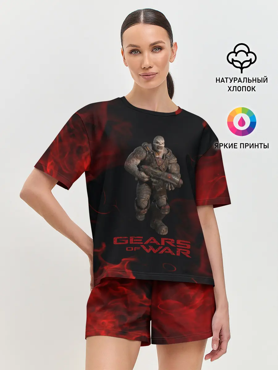 Женская пижама с шортами / NPC | GEARS OF WAR