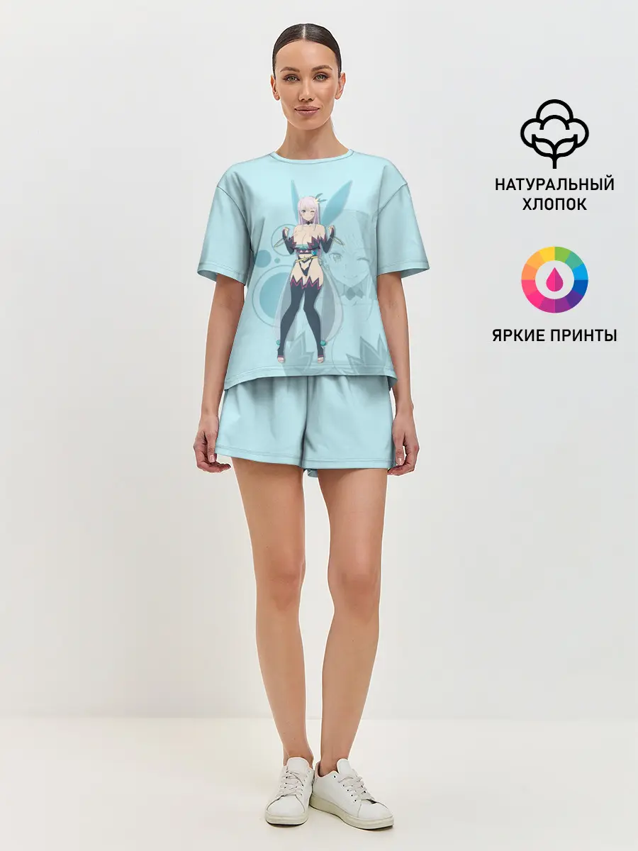 Женская пижама с шортами / Fairy Reona