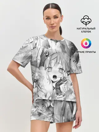 Женская пижама с шортами / Full Dive RPG Manga