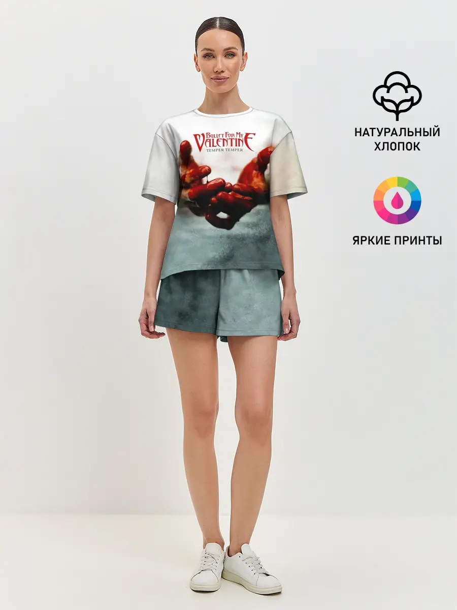 Женская пижама с шортами / Temper Temper - Bullet For My Valentine