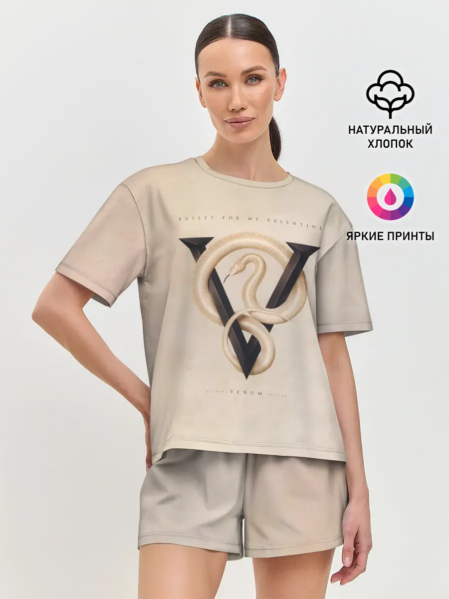 Женская пижама с шортами / Venom - Bullet For My Valentine