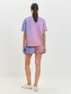 Женская пижама с шортами / Timothee Chalamet розовый градиент