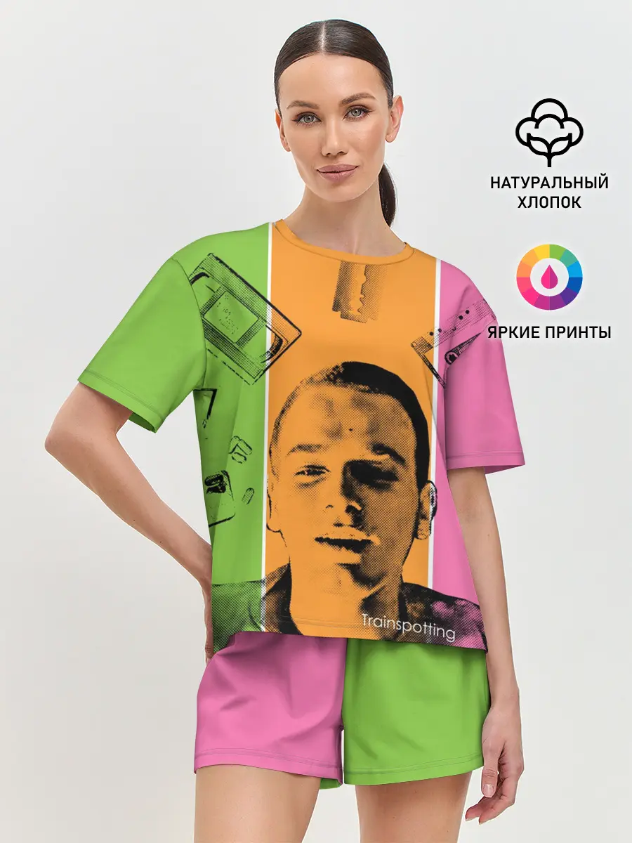 Женская пижама с шортами / На игле