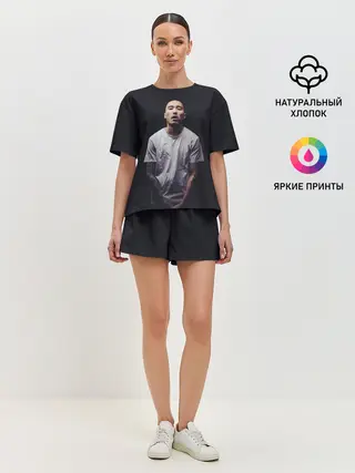 Женская пижама с шортами / Стильный Скриптонит