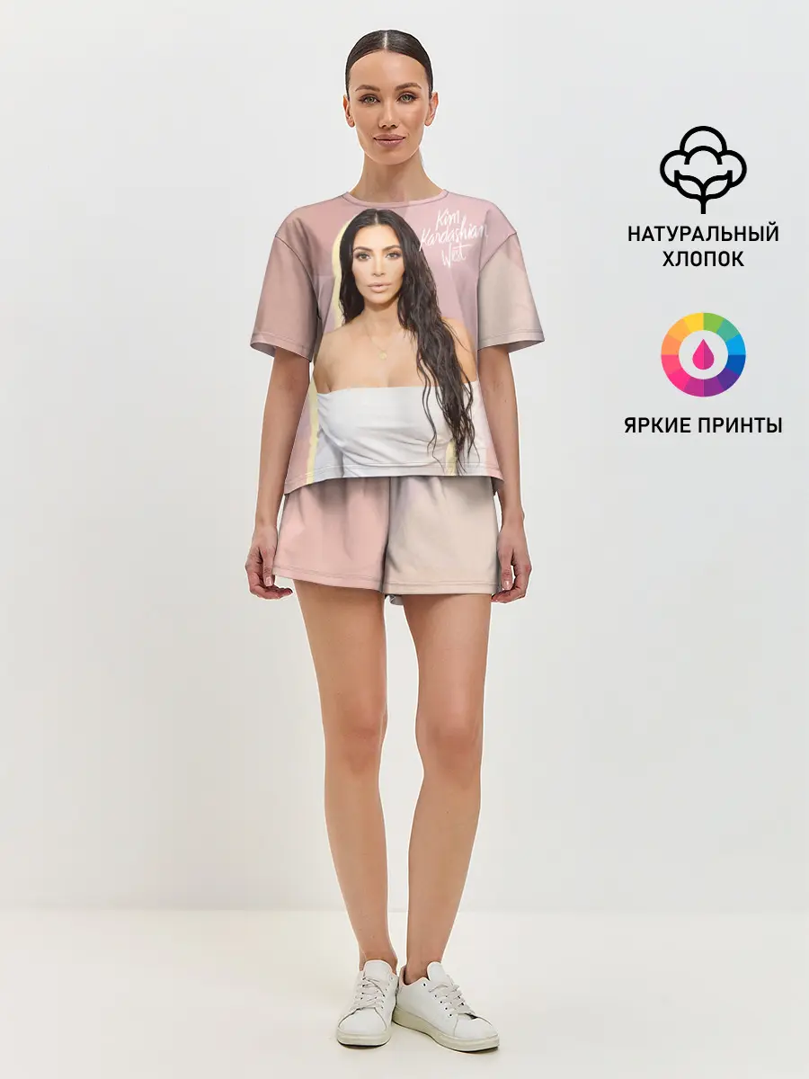 Женская пижама с шортами / Ким Кардашьян
