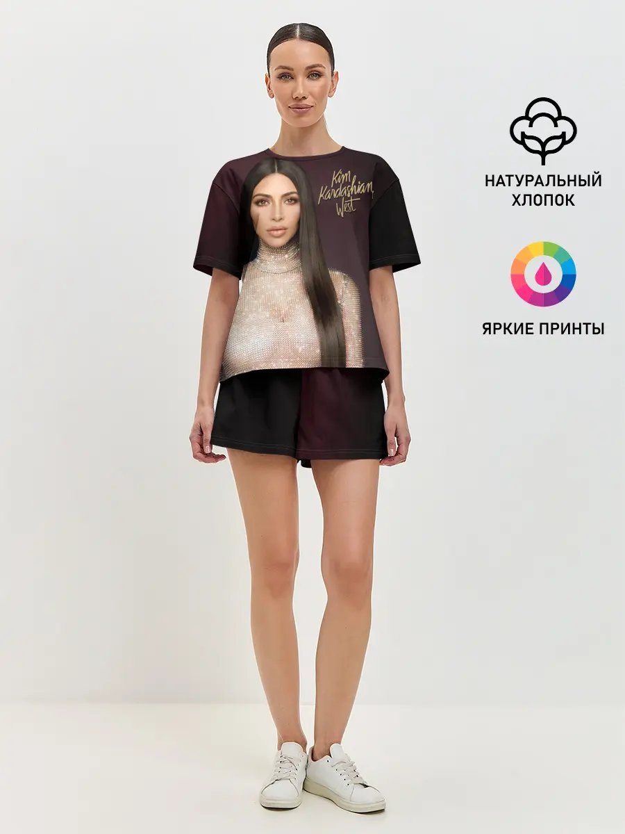 Женская пижама с шортами / Ким Кардашьян