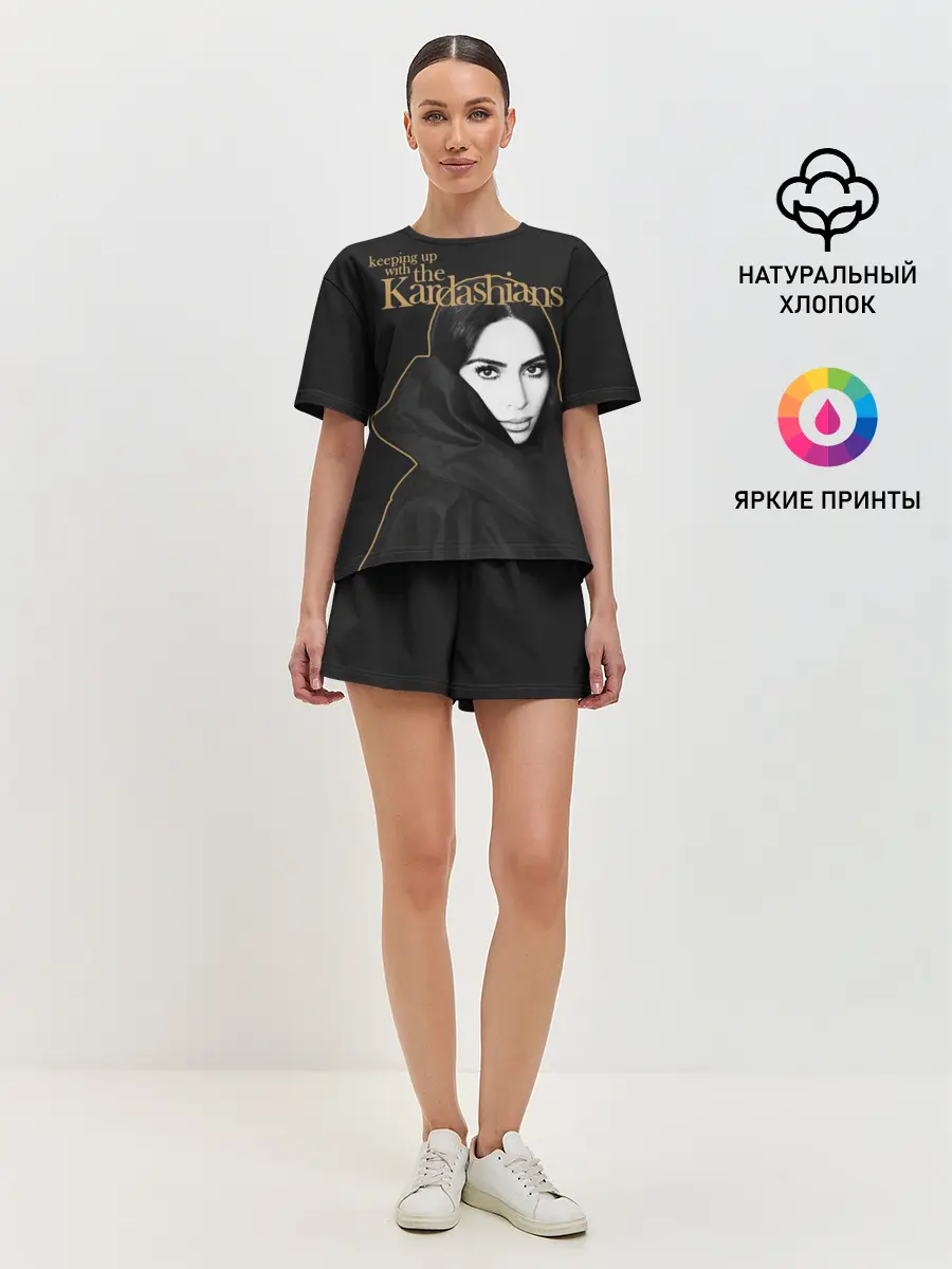 Женская пижама с шортами / Ким Кардашьян