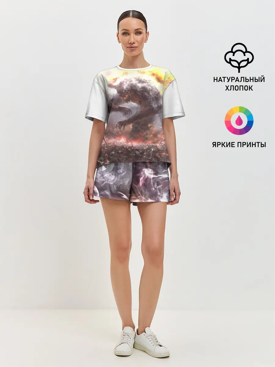 Женская пижама с шортами / Демон Войны | The Demon of War