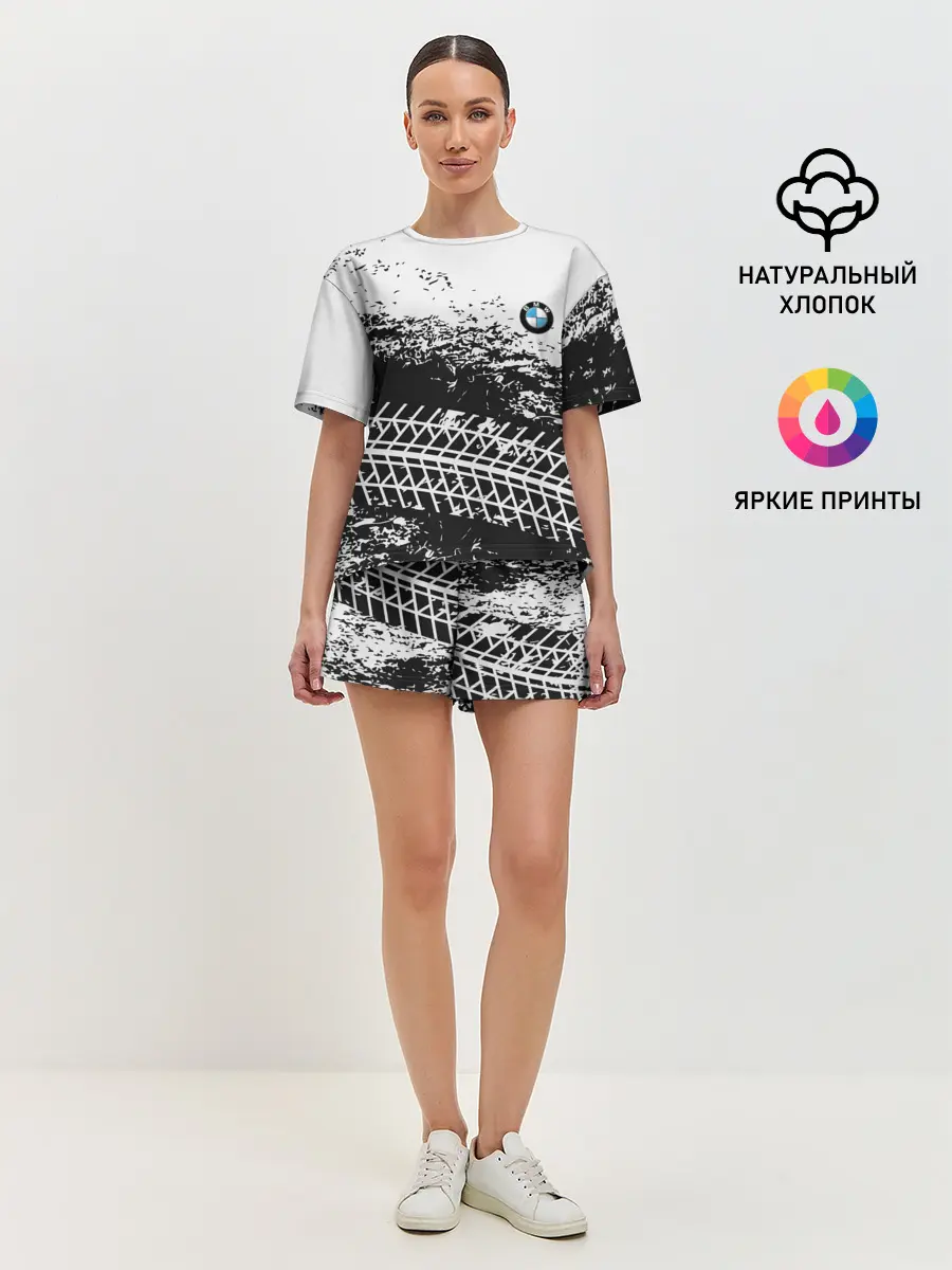 Женская пижама с шортами / СЛЕД БМВ | BMW