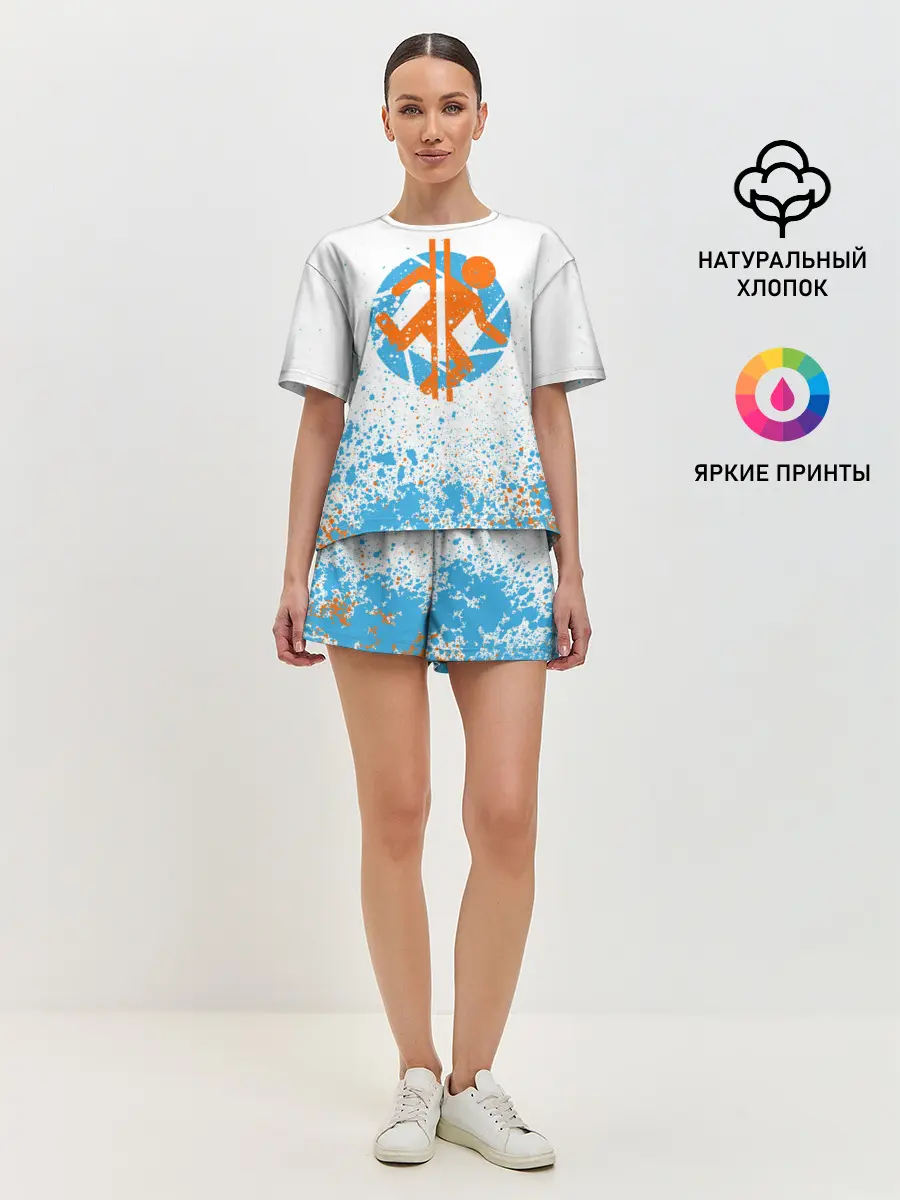 Женская пижама с шортами / PORTAL 2