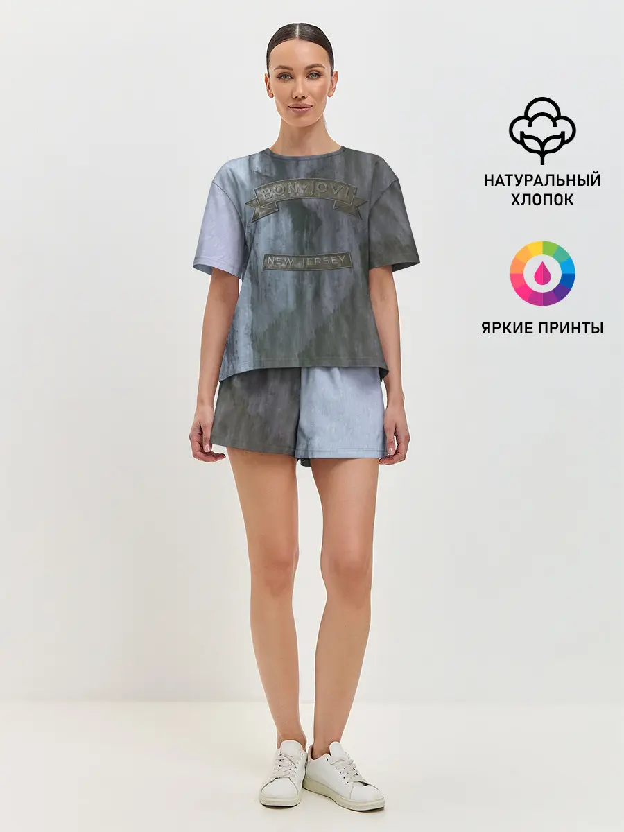 Женская пижама с шортами / New Jersey - Bon Jovi