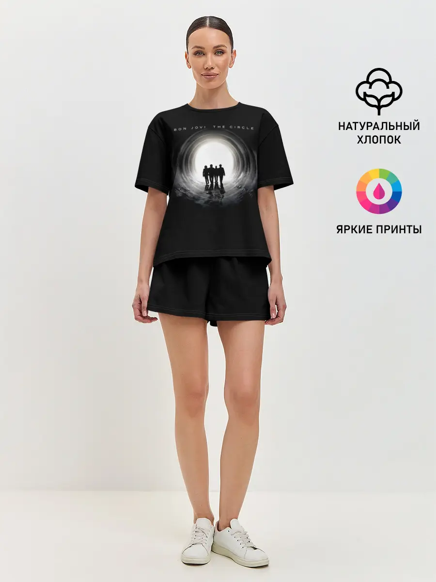 Женская пижама с шортами / Bon Jovi The Circle