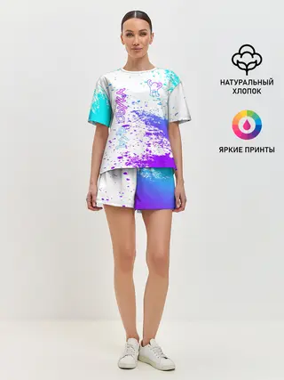 Женская пижама с шортами / Ъуъ съука.