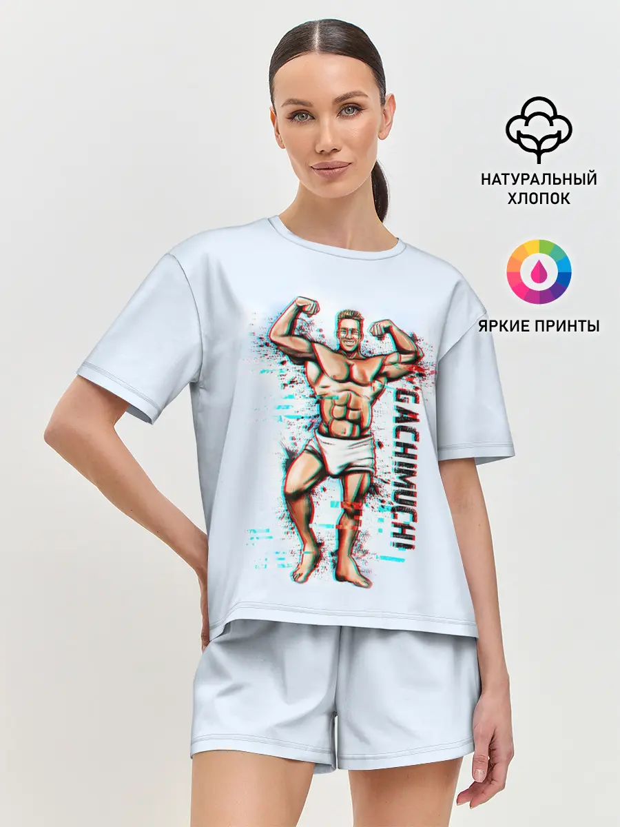 Женская пижама с шортами / Billie Herrington Гачимучи