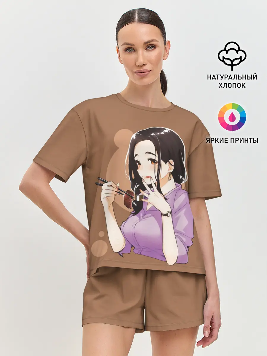 Женская пижама с шортами / Gotou