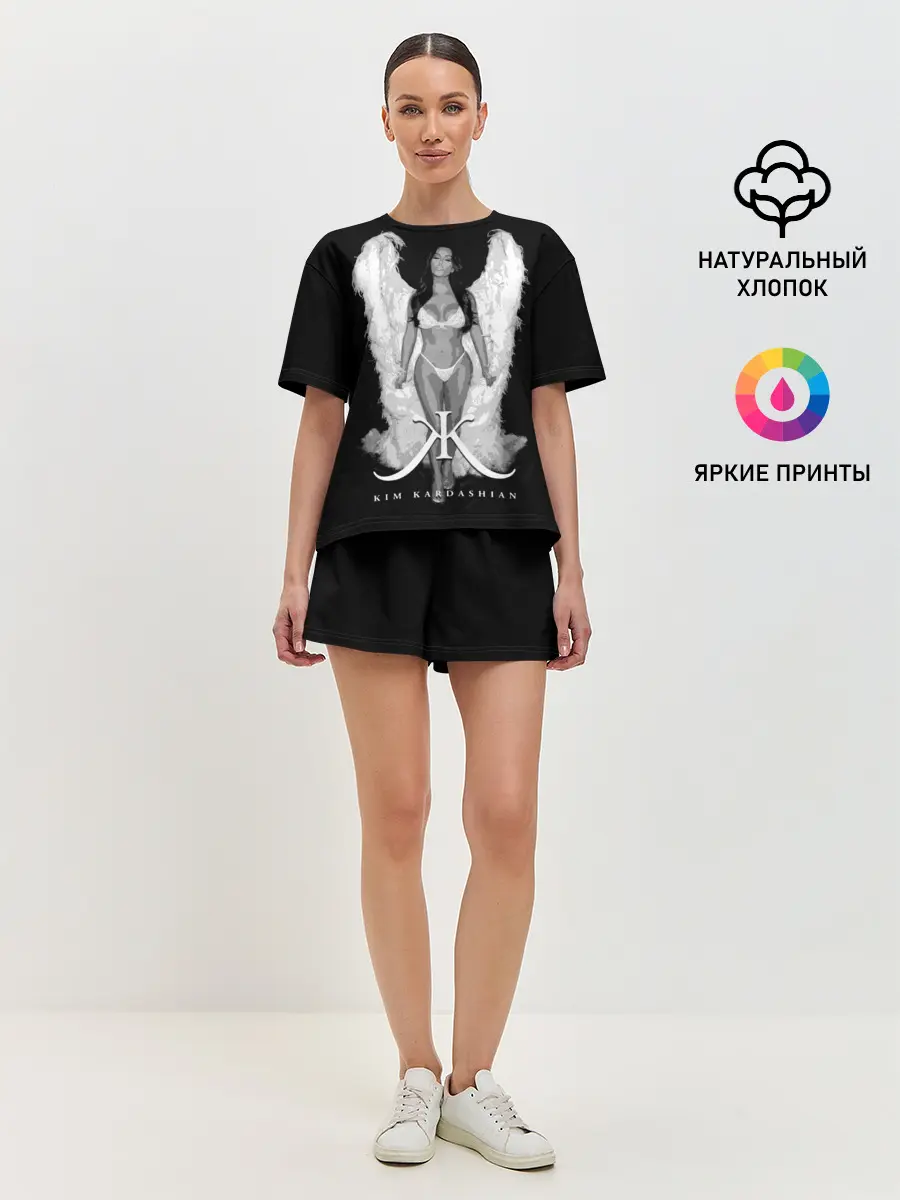 Женская пижама с шортами / Ким Кардашьян