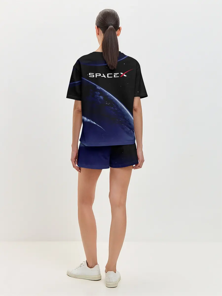 Женская пижама с шортами / Space X