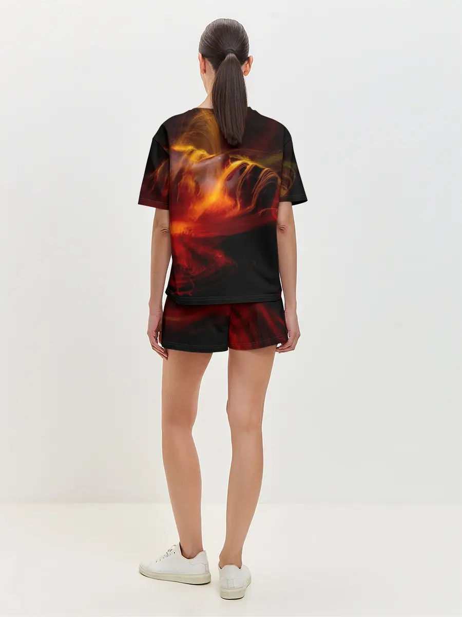 Женская пижама с шортами / Fire Girl