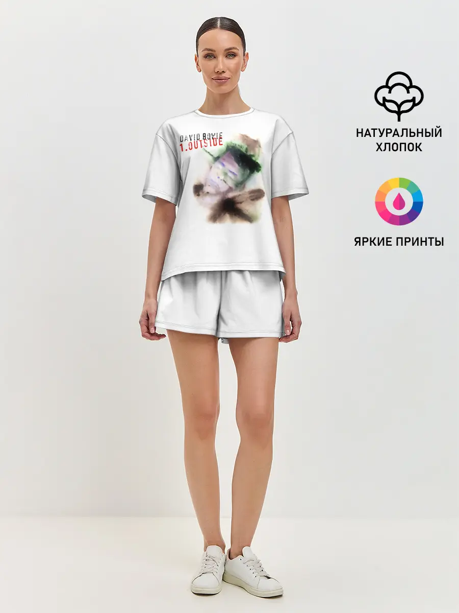 Женская пижама с шортами / Outside - David Bowie