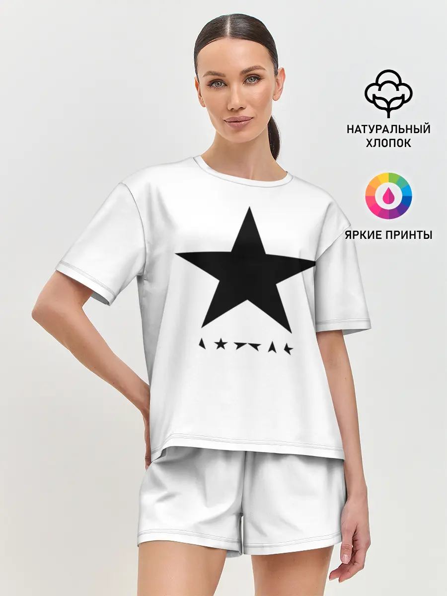 Женская пижама с шортами / Blackstar - David Bowie
