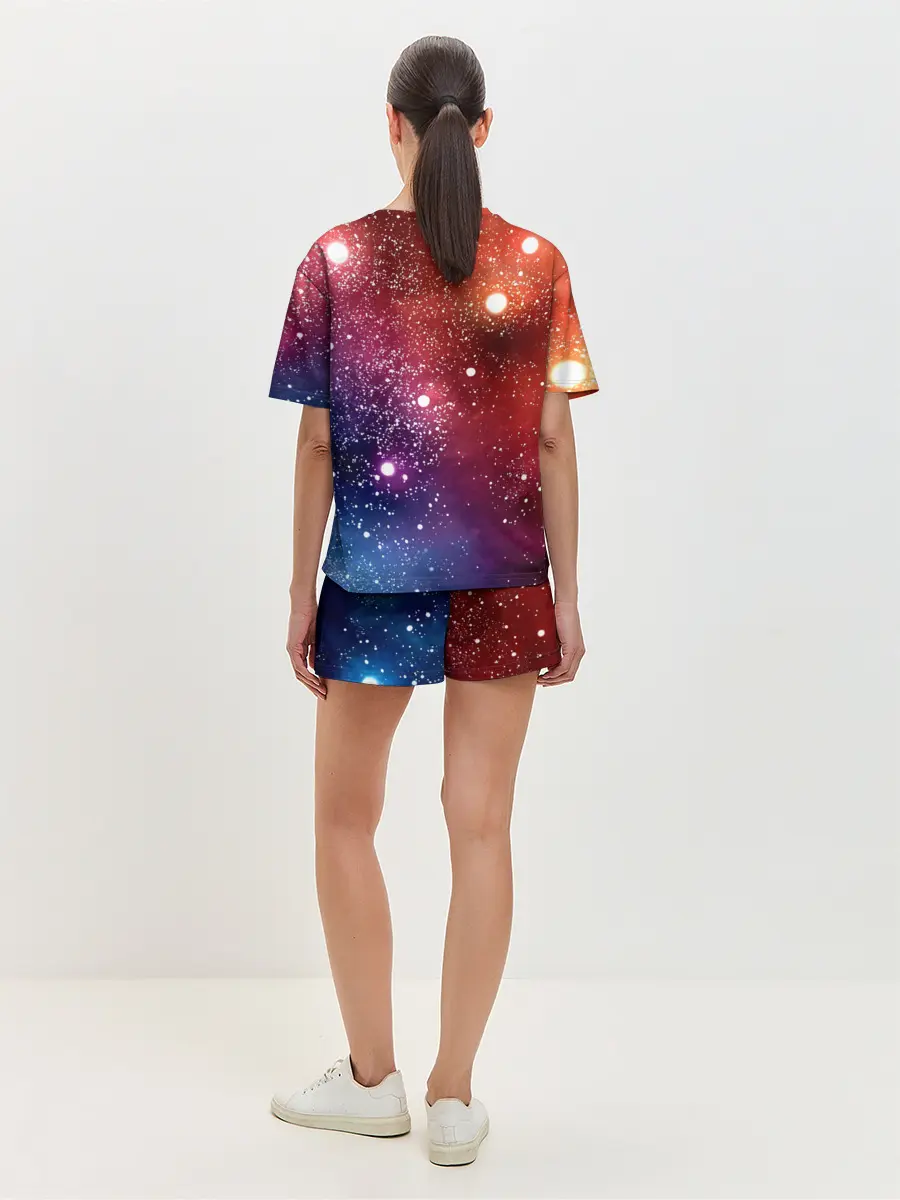 Женская пижама с шортами / Space X