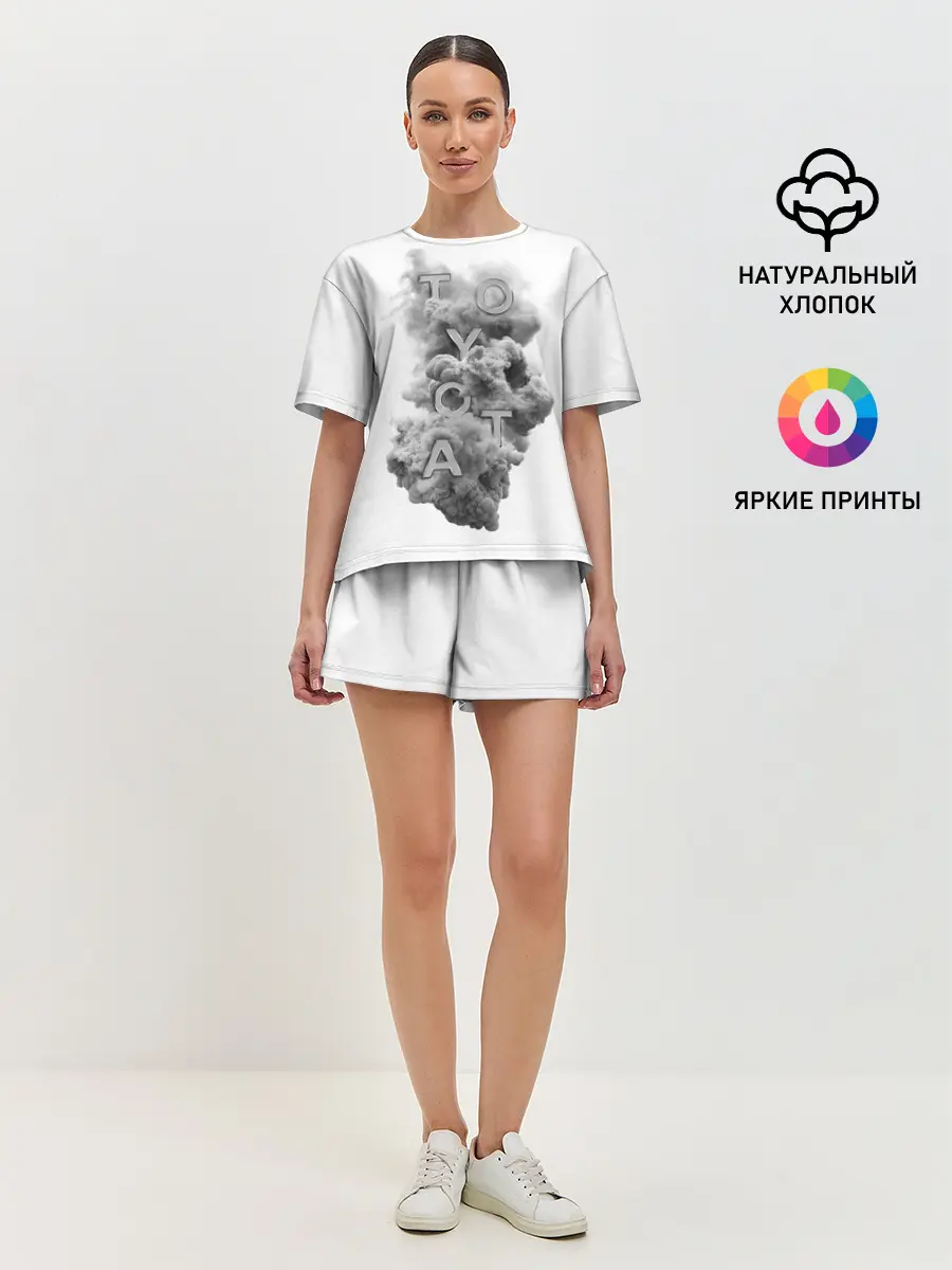 Женская пижама с шортами / TOYOTA SMOKE