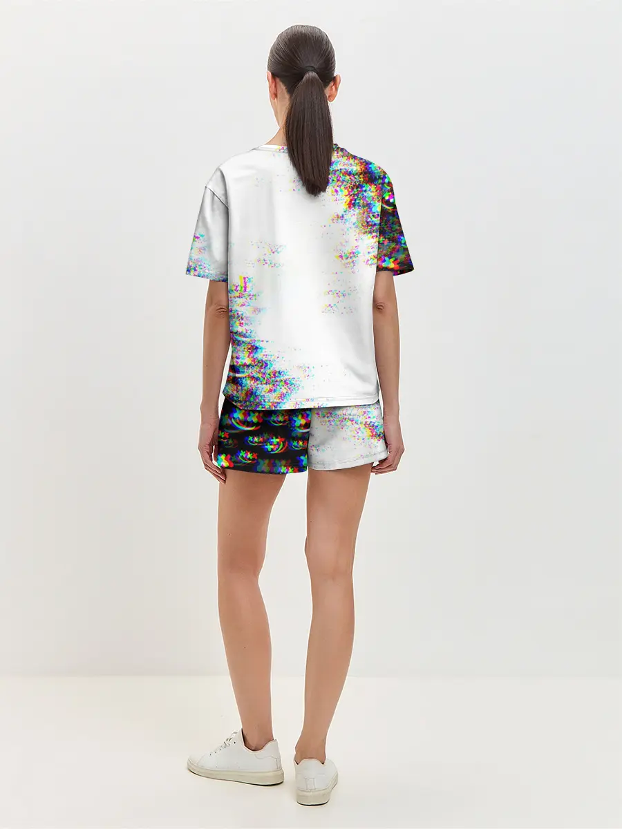 Женская пижама с шортами / MARSHMELLOW GLITCH