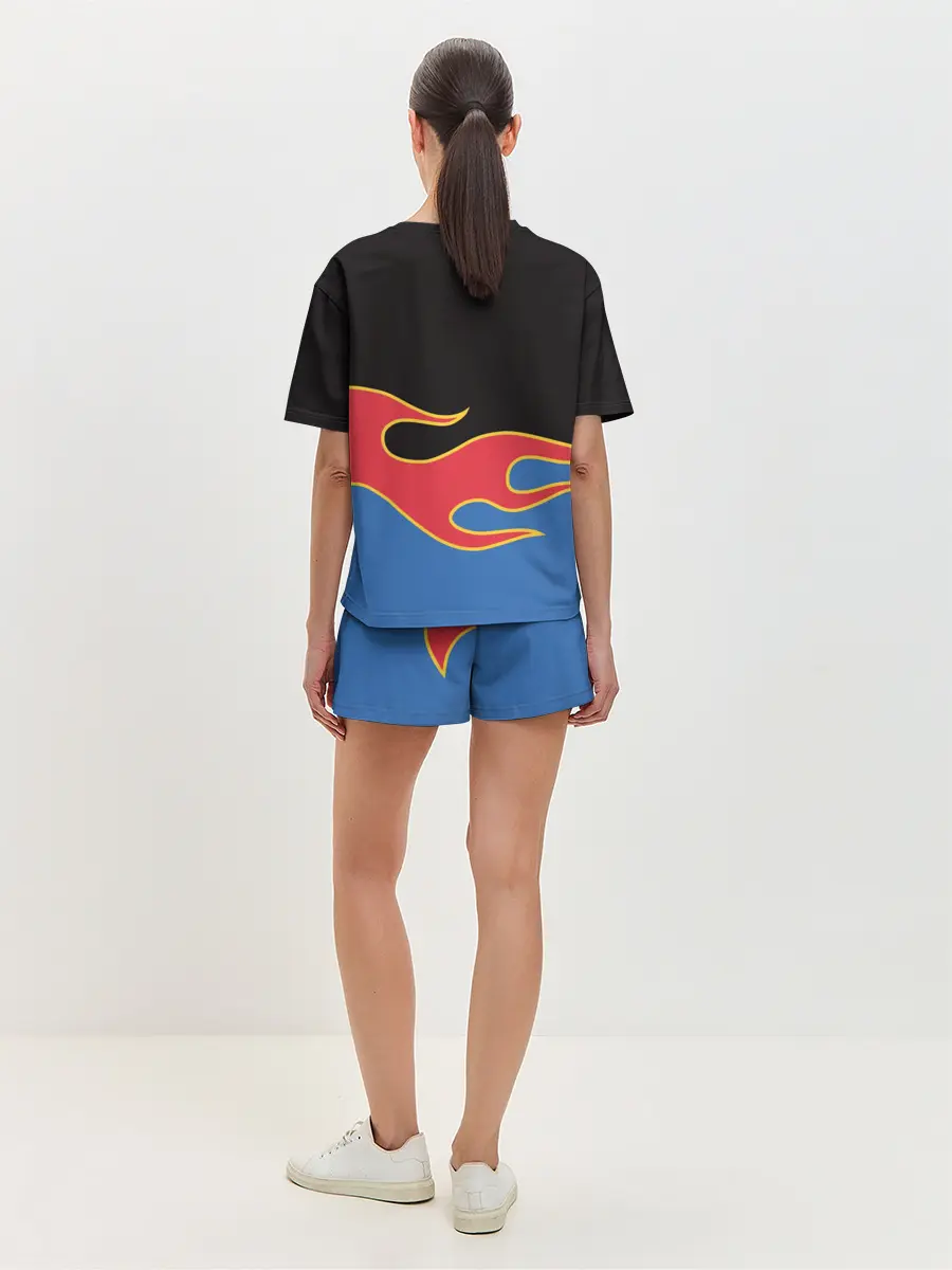 Женская пижама с шортами / Hot Wheels. Хот Вилс